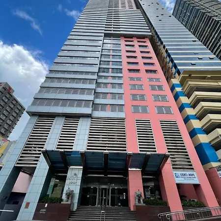 Pearl Of The Orient Tower, In Front Of Us Embassy Apartment Manila Exterior photo